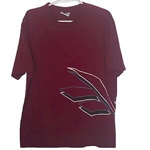 Reebok Men's Size Large Tshirt Wrap Around Logo Athleisure Sportwear Classic